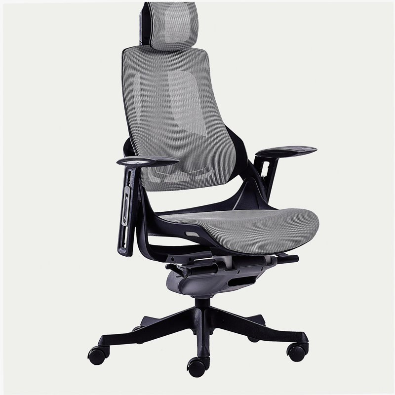 Chaise ergonomique mobili Lux, gris