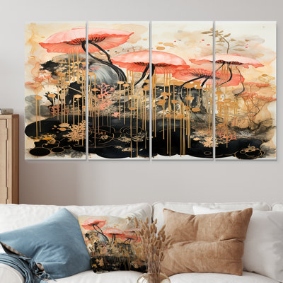 Rhode - Jellyfish Wall Art 4 Piece