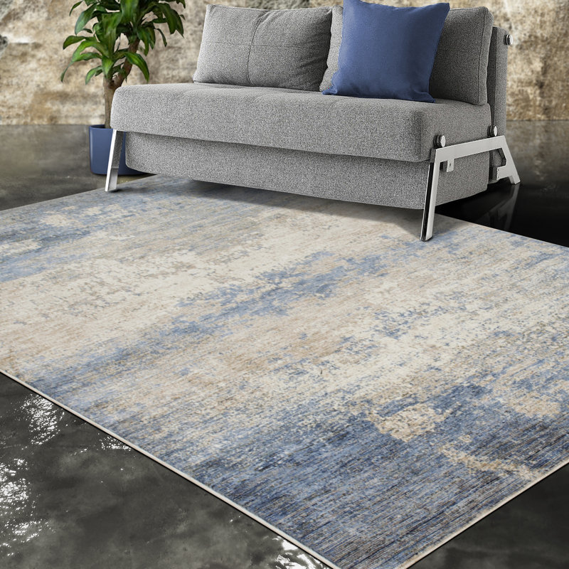 Abstract Indoor Rug, Rectangle 7'10" x 9'11"