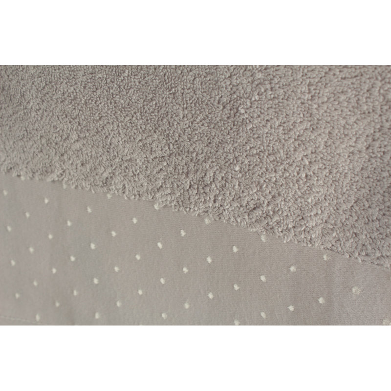 Ensemble de serviettes de bain 100% coton de qualité supérieure (2 pièces), gris clair et blanc, 27,6 po x 55,1 po | Ultra-absorbant 17,0 oz / verge carrée | Doux et luxueux pour un confort semblable à celui d'un spa, idéal pour la maison et les voyages