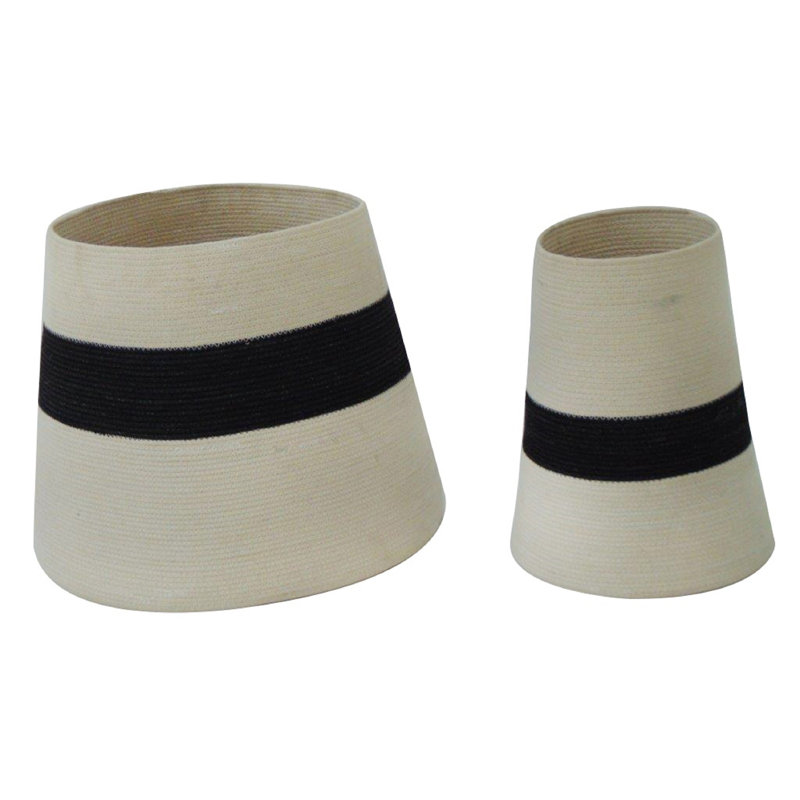 Ensemble de 2 paniers en tissu
