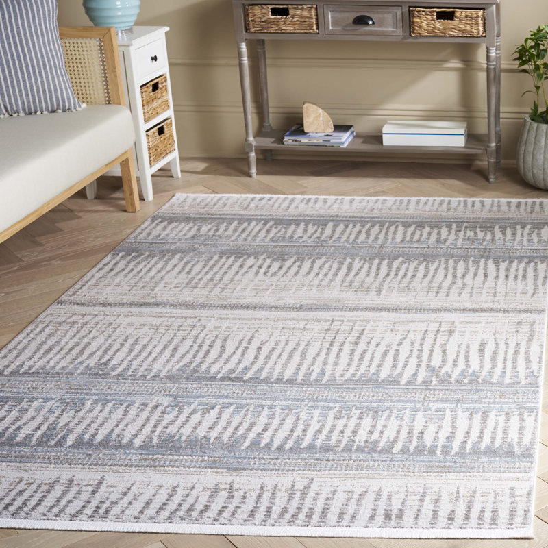 Tapis abstrait Candelario Performance, Rectangle 5 pi 3 po x 7 pi 6 po