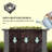 Versatile Raised Garden Bed,Galvanized Planter Box Elevated Garden Bed,Wooden Garden Bed With Trellis-32321046