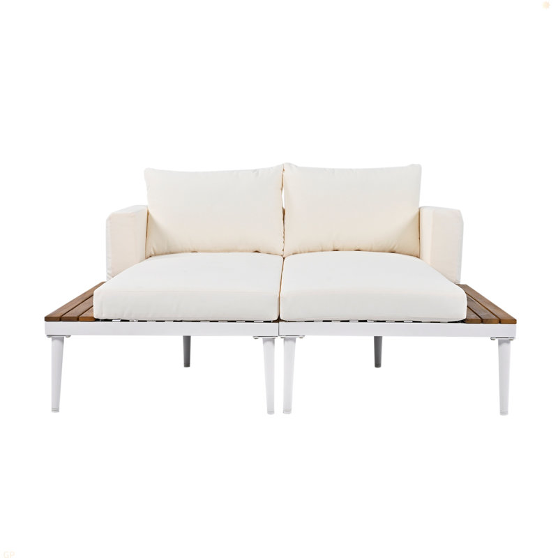 Lit de jour d'extérieur Modern, Beige, Beige