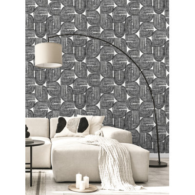 Papier peint non tissé géométrique non tissé Designs Sea & Piper