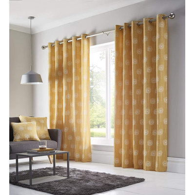 Brande Eyelet Room Darkening Curtains