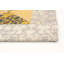 Tapis jaune géométrique noué à la main