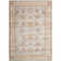 Enlow Sevilla Viscose Oriental Rug in Ivory/Silver