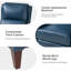 Fauteuil inclinable en cuir Beecher 28,75 po-512082008