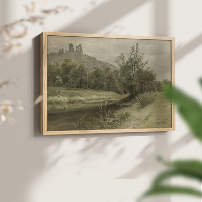 Paysages rétro - DCXCIV - Reproduction encadrée - Restickable