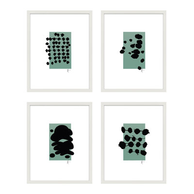 " Serenity Set of 4 " by Lee Lessem 4 Piece Art Acrylic Print