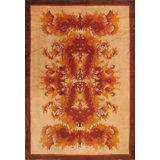 One-of-a-Kind Hand-Knotted 2010s 11'6" x 16'6" Wool Area Rug in Beige/Red
