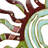 Metal Indoor Outdoor Sun Multi Colored Wall Decor with Abstract Patterns
