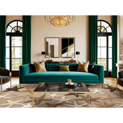  Tapis bord de mer lavable Starfish Collection
