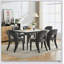 Chaise de salle à manger en chenille grise avec dossier creux, ensemble de 2 pour cuisines et restaurants modernes-1239627272