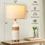 Lampe de table en résine Madysan USB