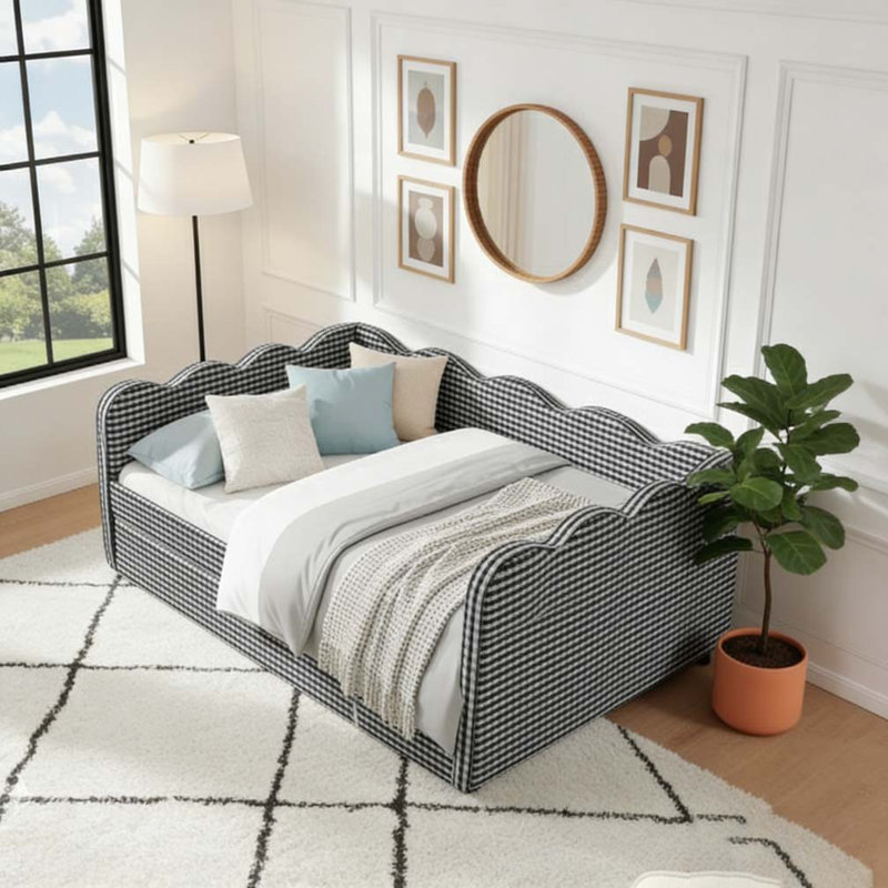 Lit de jour double, Lit gigogne simple, Noir