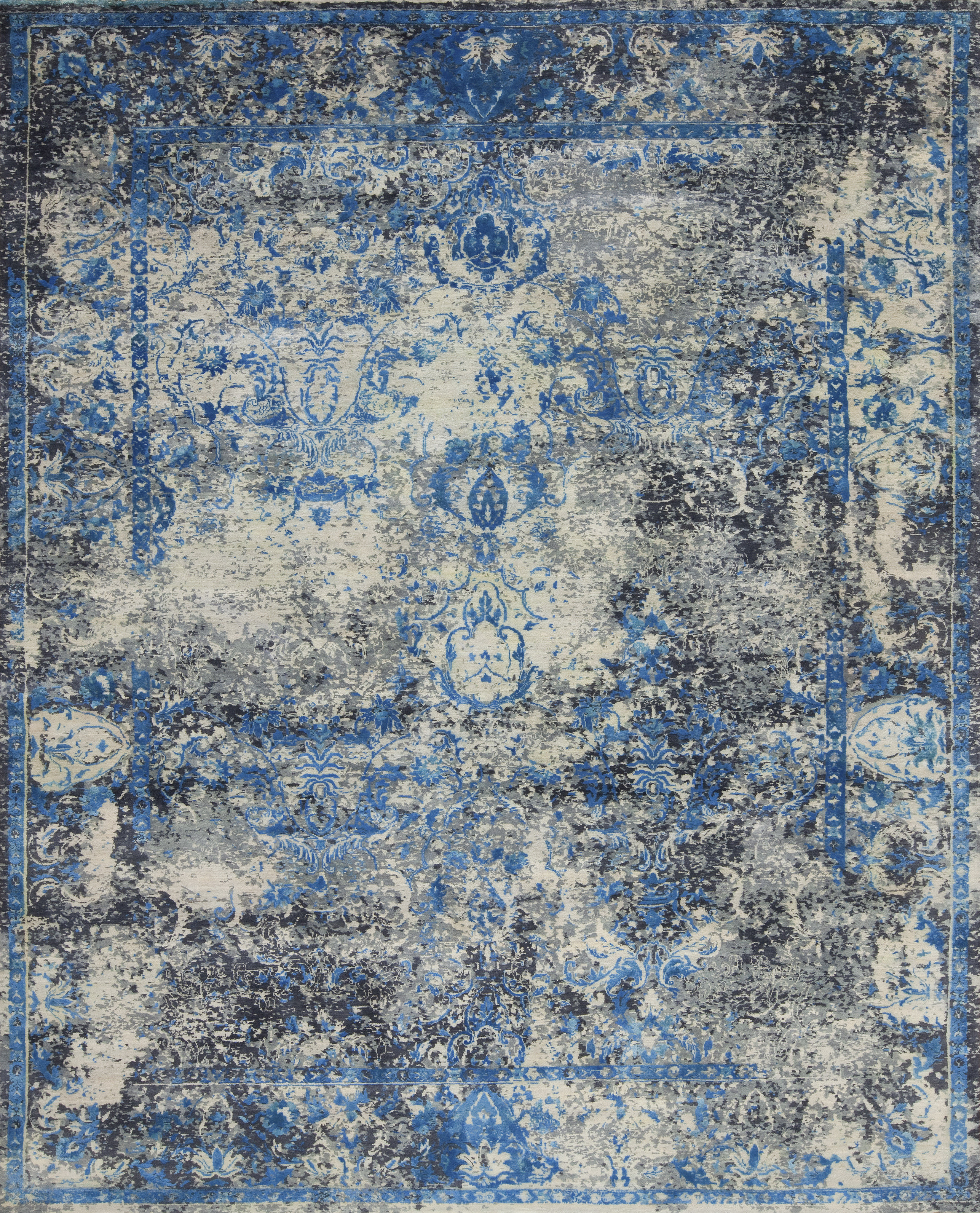 Samad Rugs European Reserve Rectangle Oriental Hand-Knotted Wool/Silk ...