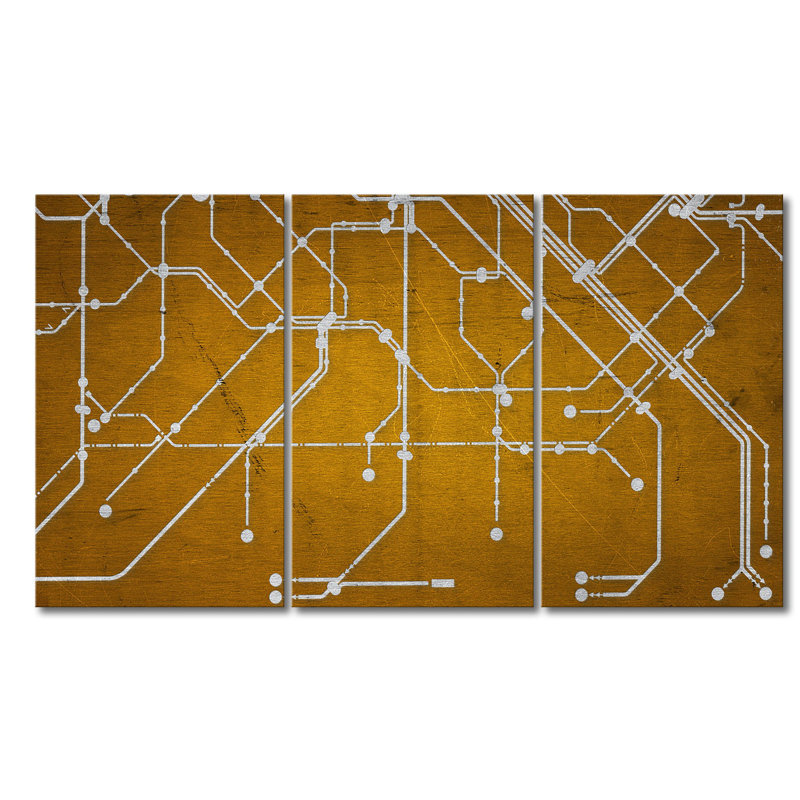 3 Piece Wrapped Canvas Print