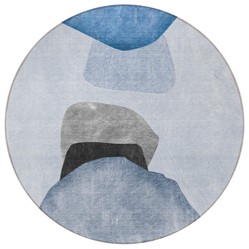 Tapis extérieur rond 8 po