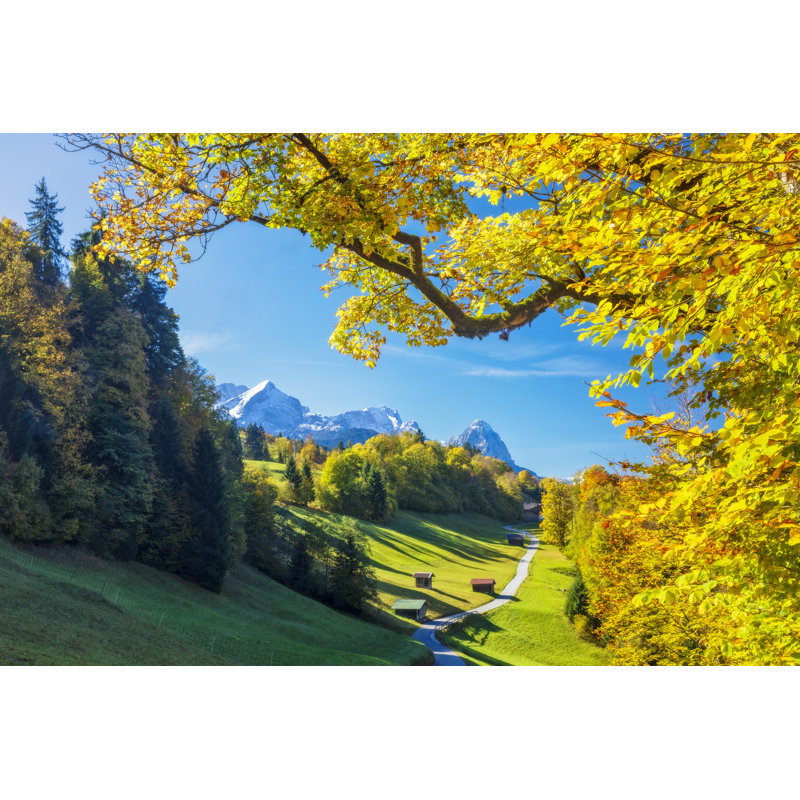 Garmisch Partenkirchen In Autumn - Wrapped Canvas Print, 81cm H x 122cm W x 3.8cm D