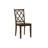 Gapland 5 Piece 48" Solid Wood Lattice Back Dining Set-1014577750