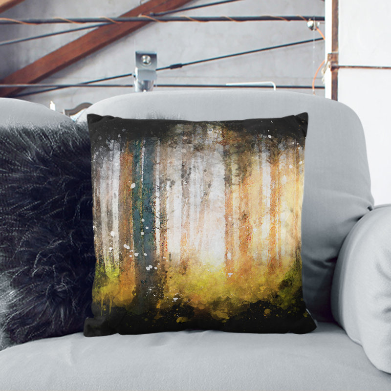 Square Cushion, 40cm H x 40cm W x 15cm D, White