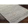 Tapis gris en jute / sisal / laine touffeté à la main Rectangle