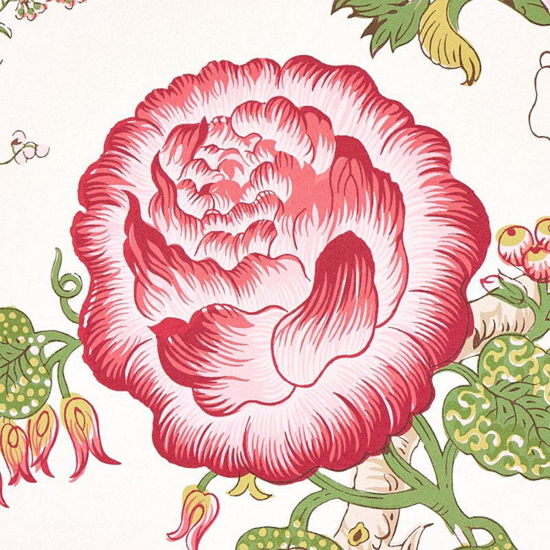 Papier peint Josephine, Rose