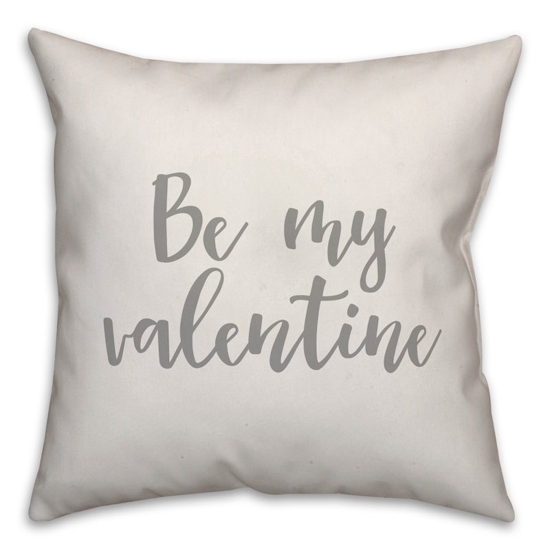  Coussin Be Be Valentine, Blanc, Housse de coussin