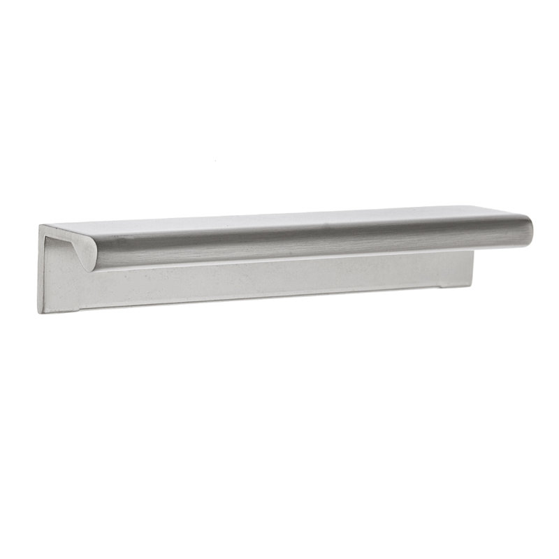 Stella 3" Center to Center Satin Nickel Finger Drawer Pull, 3", Satin Nickel