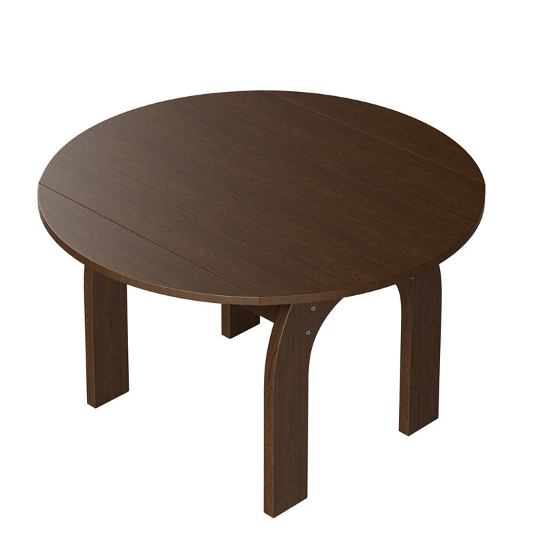 Extendable Dining Table, Converts Oval to Round