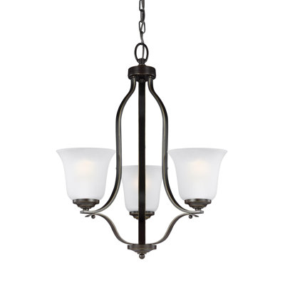 Lustre Empire à 3 lumières Emmons