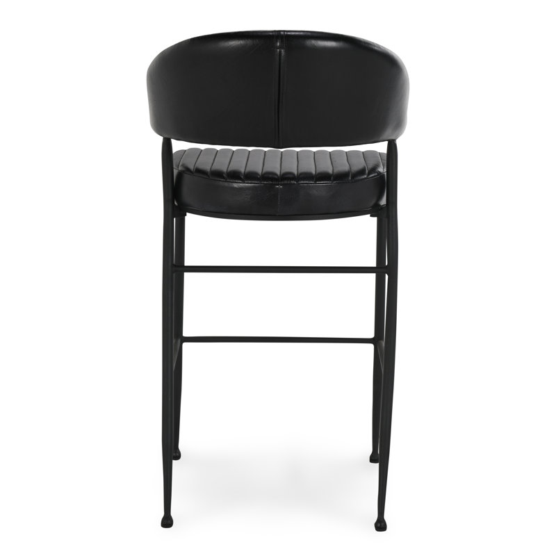 Umbria Stool, Black, Bar Stool (30" Seat Height)