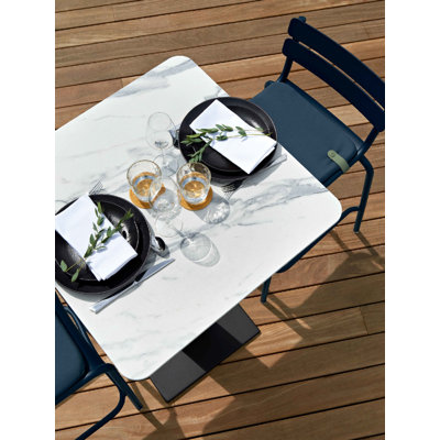 Luxembourg Premium All-Weather Wicker Outdoor Stacking Dining Side Chair