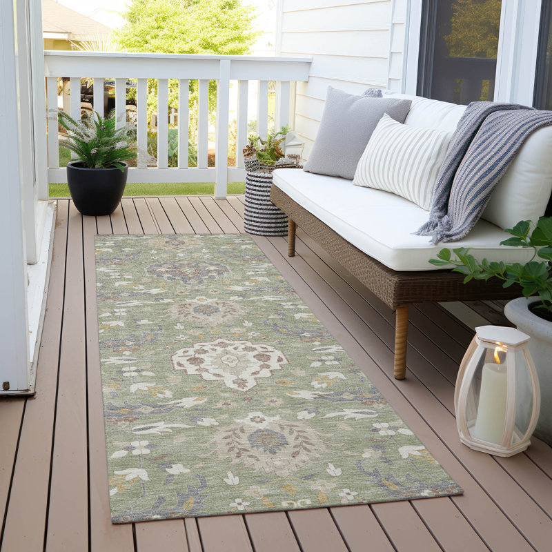  Machine Washable Indoor/Outdoor Chantille ACN1026 Rug, Runner 2'3" x 7'6"