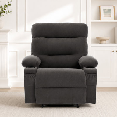 Fauteuil inclinable électrique à deux moteurs surdimensionné Clarie de 34,6 po de large Clarie