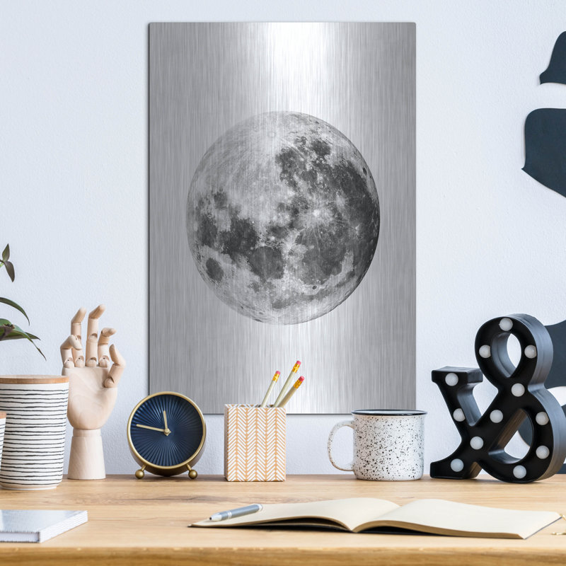 «Full Moon» par Brandon Wong, art mural, H 16 po x l 12 po