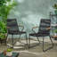 Chaise de patio en pierre de lune