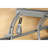 Maple Two-Tier Solid Bottom "Curve" Optimizer for 18" Left Opening/Blind Right Corner Cabinets