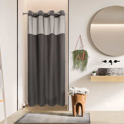 Rideau de douche Ramjani Waffle Weave
