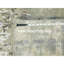Tapis de couloir gris noué à la main de conception unique 2 pi 8 po x 19 pi 10 po Fridlund