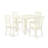 Sherwinn Drop Leaf Solid Wood Dining Set-38685880-38685883-123640334
