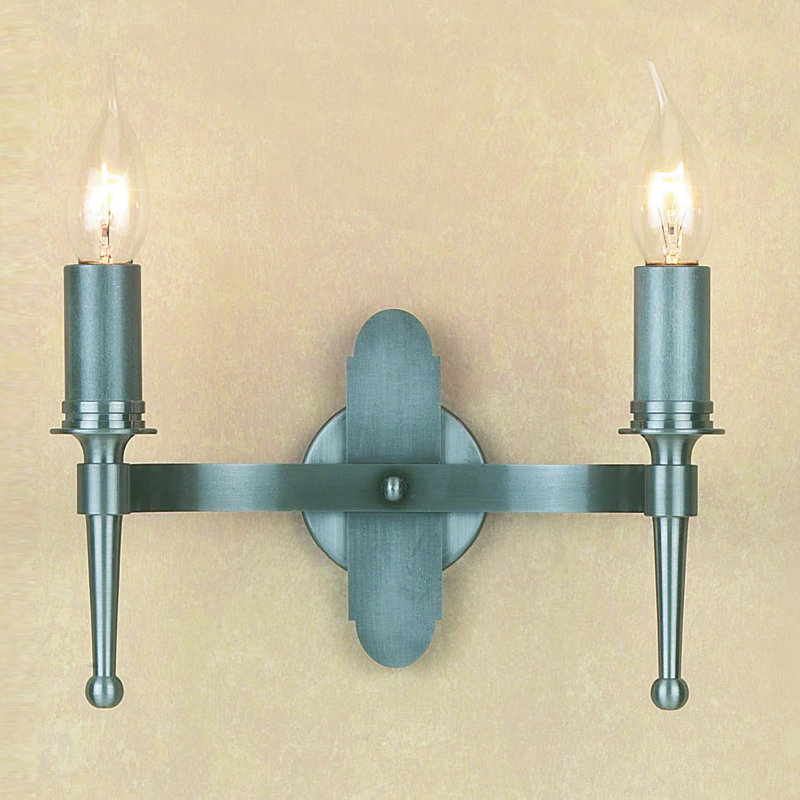 Haysi Steel Candle Wall Light
