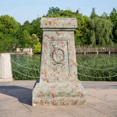 Piédestal de jardin extérieur traditionnel