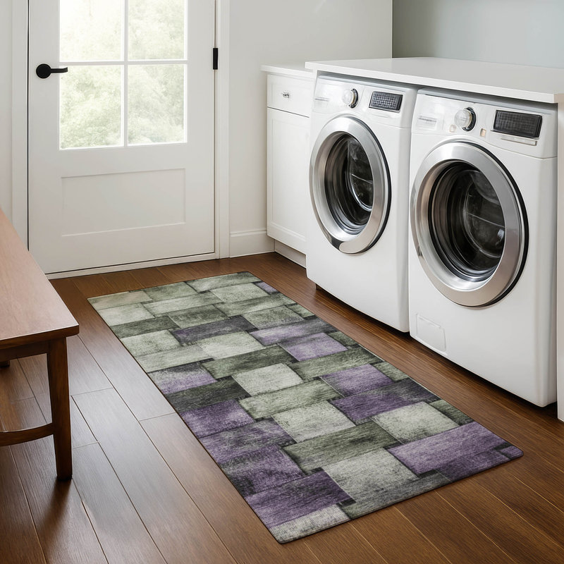 Premium Machine Washable Mouton Stripes Rug, Runner 2'3" x 7'6"