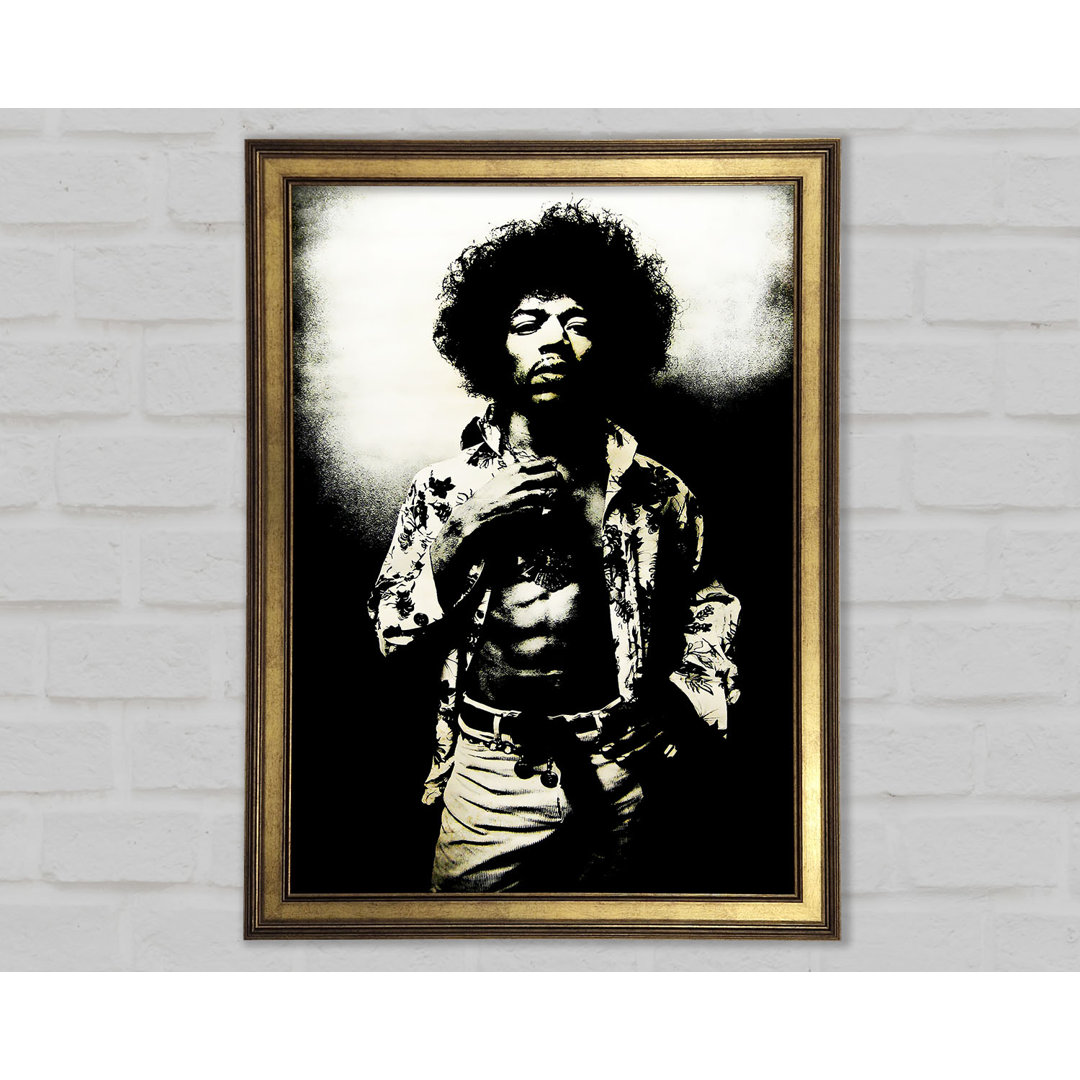 Jimi Hendrix Foxy - Druck