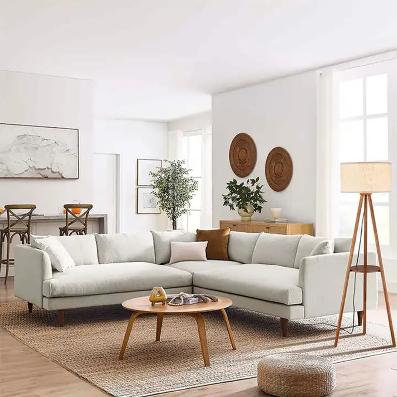 Wood Tripod Floor Lamp