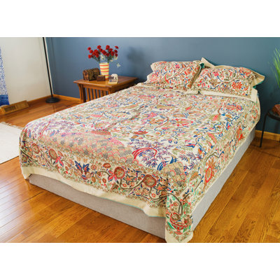 Eclectic Cotton Floral Duvet Cover