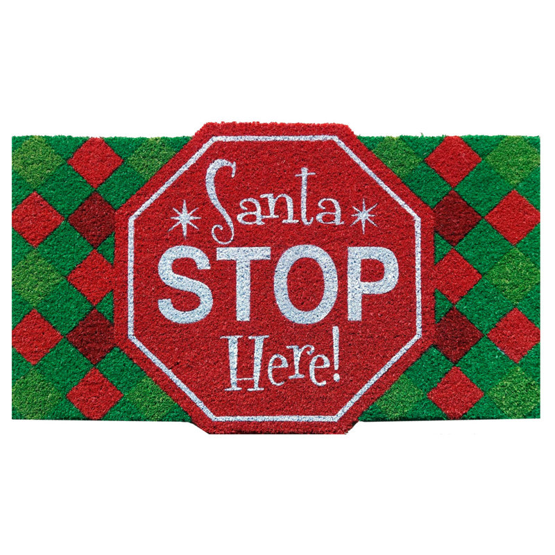 Paillasson Santa Stop Here
